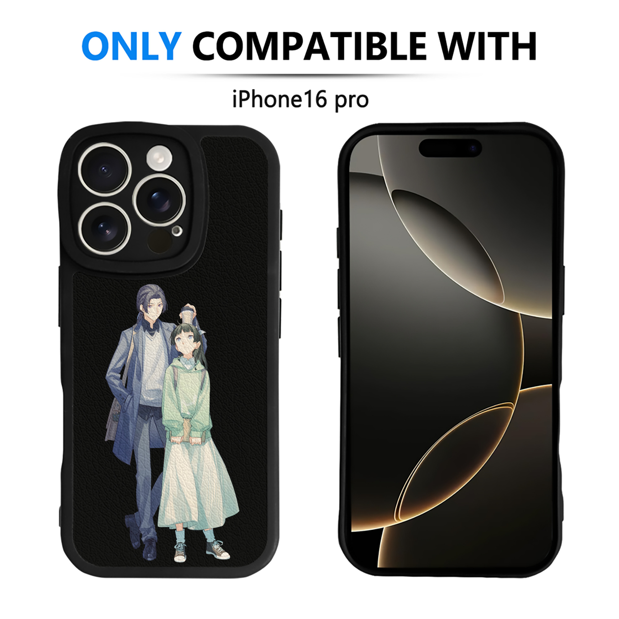 （画像用） 薬屋のひとりごと The Apothecary Diaries 【iPhone 16シリーズ対応】シリコンスマホケース（レザー調） 材質：シリコン